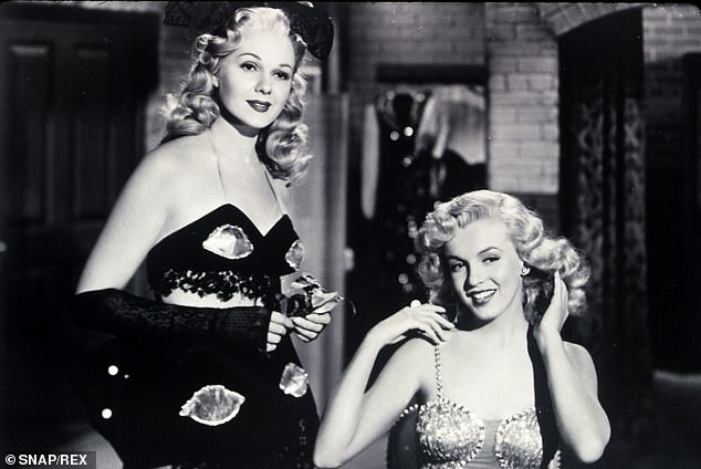 Marilyn Monroe starred in Ladies of the Chorus in 1948 alongside Adele Jergens (left)