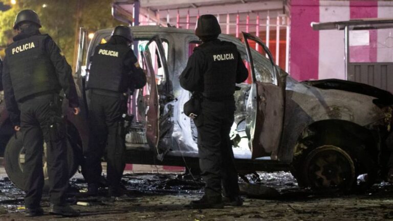 Ecuador endures car bombs in latest wave of violence ahead of election