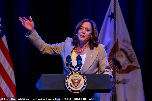 Kamala dismisses DeSantis’ invite for a debate over the ‘redeeming qualities of slavery’ in a speech claiming Republicans are trying to erase the ‘ugly parts of our history’