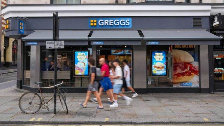 Greggs sales boosted by new openings but margin pressures remain