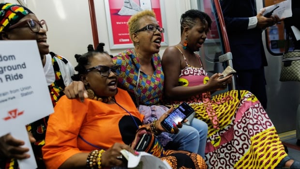 Hundreds in Toronto ride the ‘Underground Freedom Train’ to mark Emancipation Day