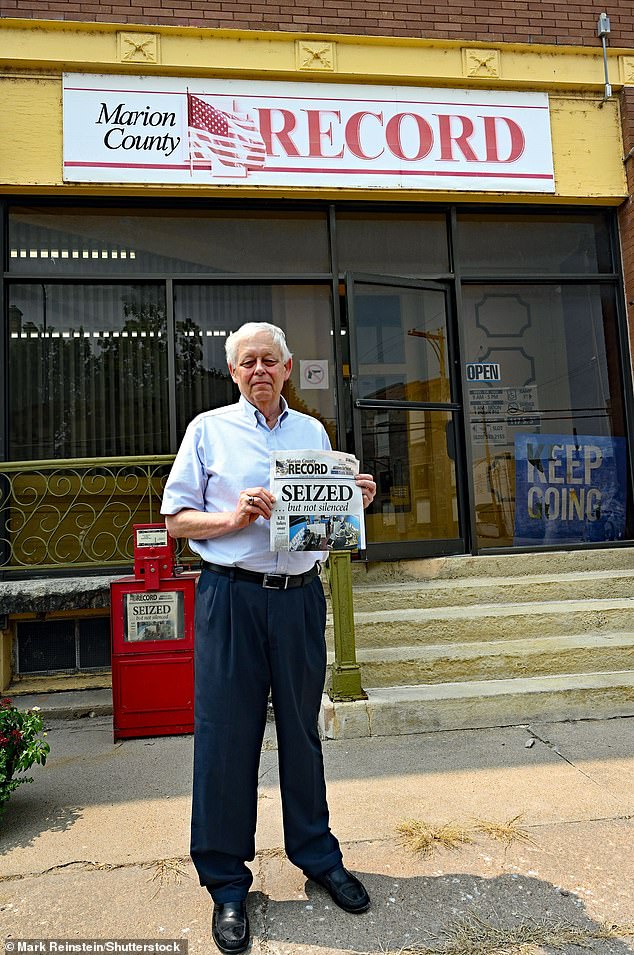 Meyer seen outside the Record office two weeks ago, claims the paper had received an calls claiming Cody had retired from his last post to avoid demotion over alleged sex misconduct