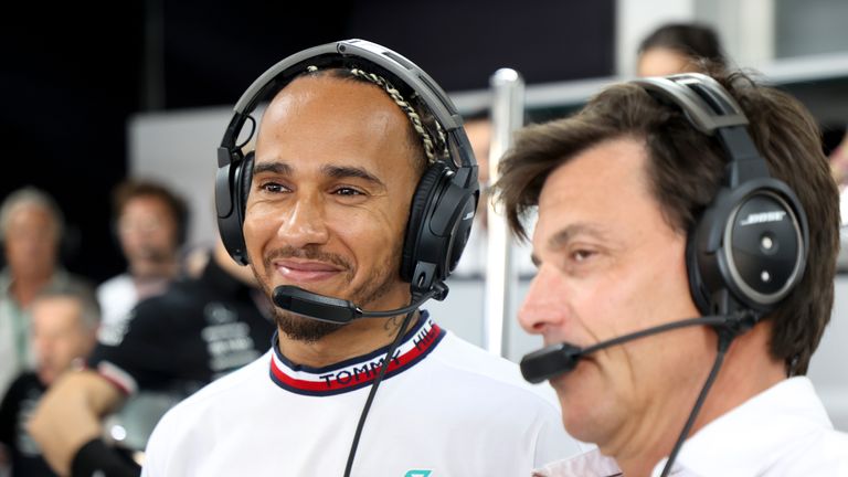 Hamilton will remain in F1 until the end of 2025 after signing a new contract to stay at Mercedes