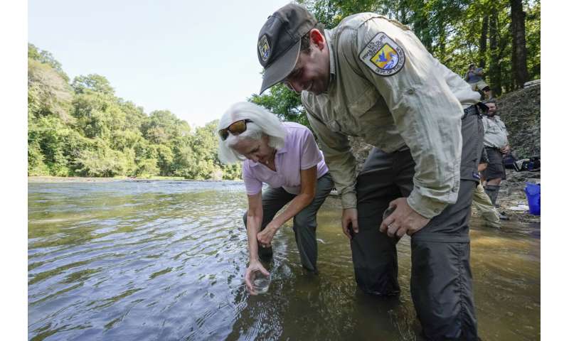 In Mississippi, a tiny fish is reintroduced to the river where it disappeared 50 years ago