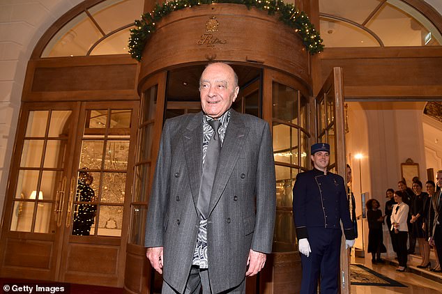 Mohamed Al-Fayed pictured in Paris in 2016. He sold Harrods and Fulham FC - his largest British business interests - in 2010 and 2013 respectively