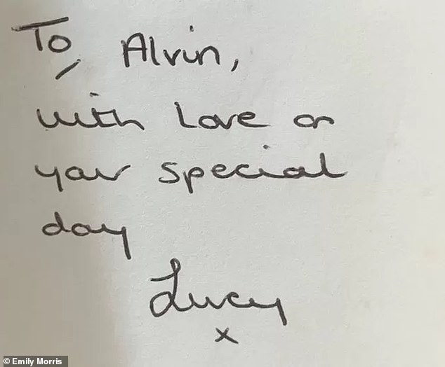 Ms Morris, 35, from Deeside, Flintshire, said Letby had written a message inside her child’s christening book that is 'freaky' and 'makes you feel ill looking at it'