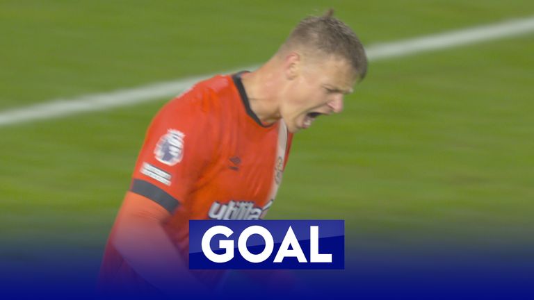 Andersen scores for Luton
