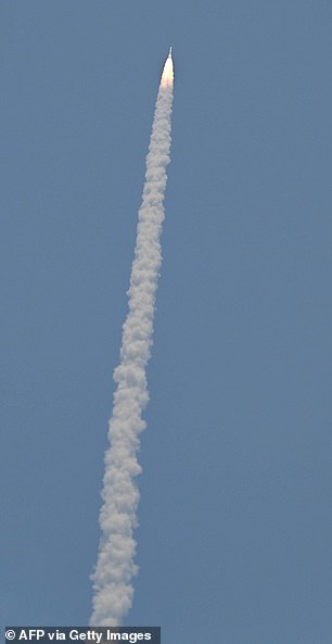 PSLV XL rocket carrying the Aditya-L1 spacecraft