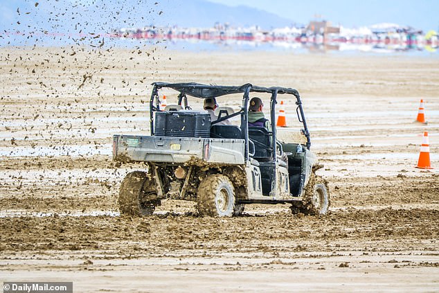 Organizers and Black Rock Desert rangers are telling attendees not to drive as it destroys the exit pathways