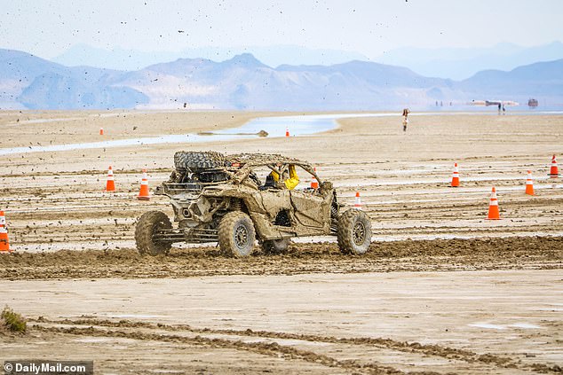 Recognized pathways into and out of the site and now resemble a muddy slalom course