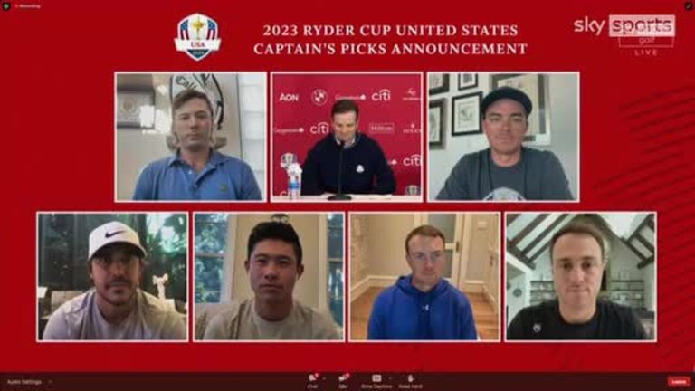 US Ryder Cup captain Zach Johnson reveals his six wildcard picks for this year's competition.