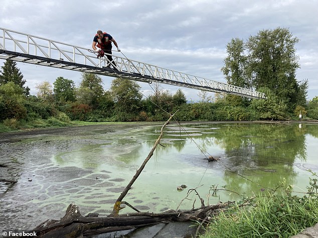 The attempted murder suspect was found not by police but by fire service rescuers after a worried member of the public reported seeing what they thought was a dead person in deep mud around 33 hours after Pray escaped