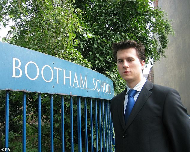 The leader of the Flannery Associates venture is former Goldman Sachs trader Jan Sramek, seen above in York at age 19 after shattering British A-levels records with 10 As