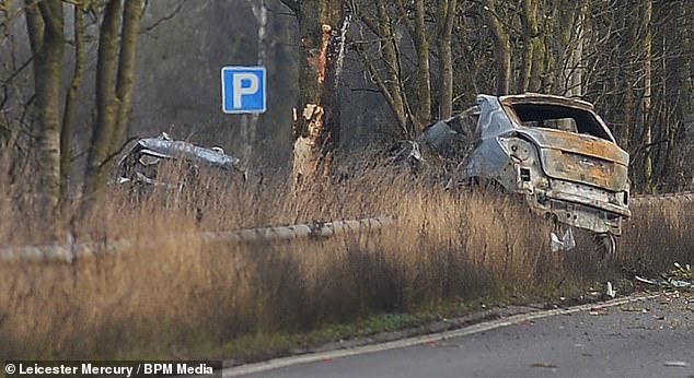 Mr Ijazuddin's car was deliberately rammed off the road and was split in two before erupting into flames on the A46 in February last year