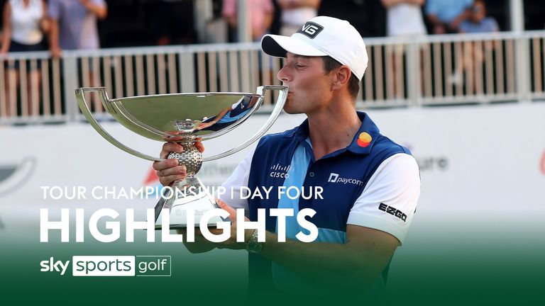 Highlights from the fourth round of the Tour Championship from the East Lake Golf Course.