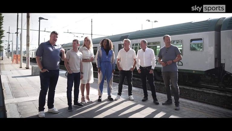 Sky F1 travel to the Monza circuit ahead of the Italian GP on the train as part of our Sky Zero campaign to protect the sports we love. 