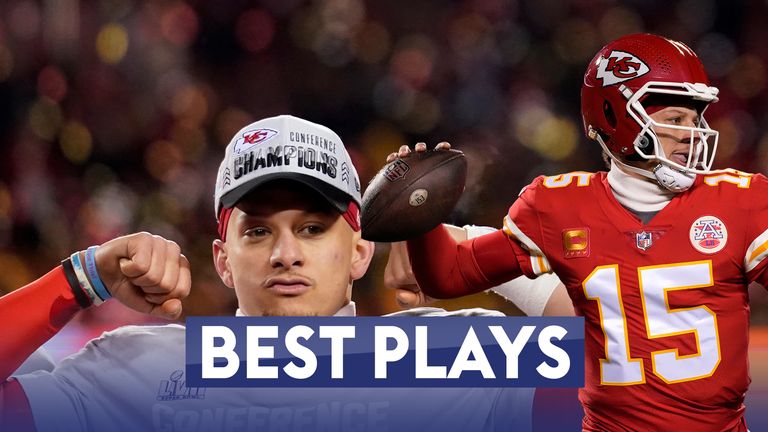 A look at Kansas City Chiefs quarterback Patrick Mahomes' best plays from an outstanding two touchdown performance against the Cincinnati Bengals