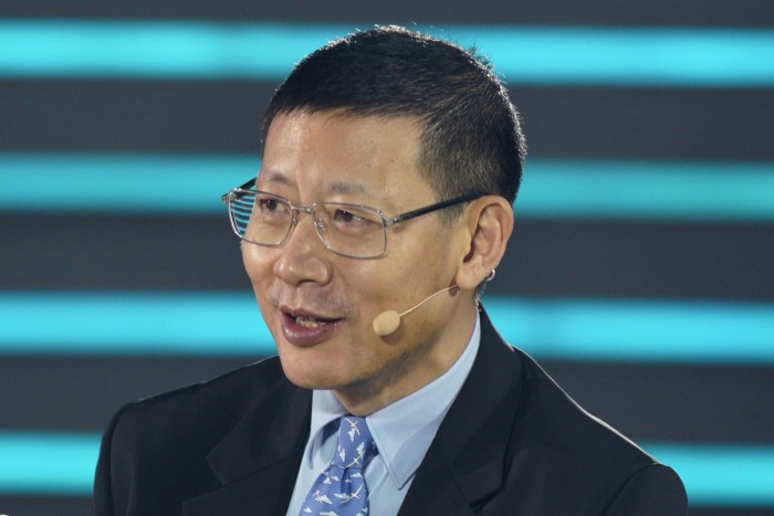 Neil Shen speaks at an event