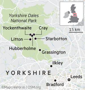 Map of Yorkshire