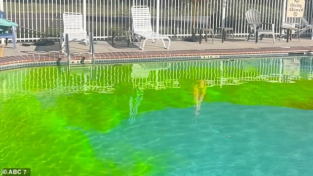 Residents and businesses in the Absecon and Galloway areas of New Jersey had been reporting the suspicious activity since June 22 when their pools mysteriously began to change color