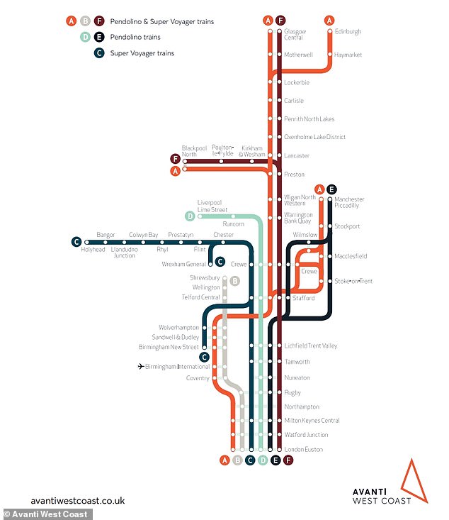 Avanti West Coast has no trains running on Friday and a heavily reduced service on Saturday operating between 7am and 7pm only