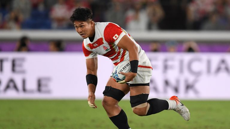 Japan back-row Kazuki Himeno is a superbly talented player