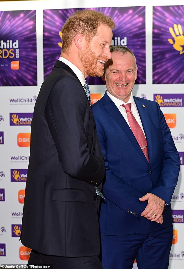 He has been WellChild's patron for 15 years and regularly attends its annual awards ceremony, but the Duchess of Sussex, a guest at past events, is not expected to join him