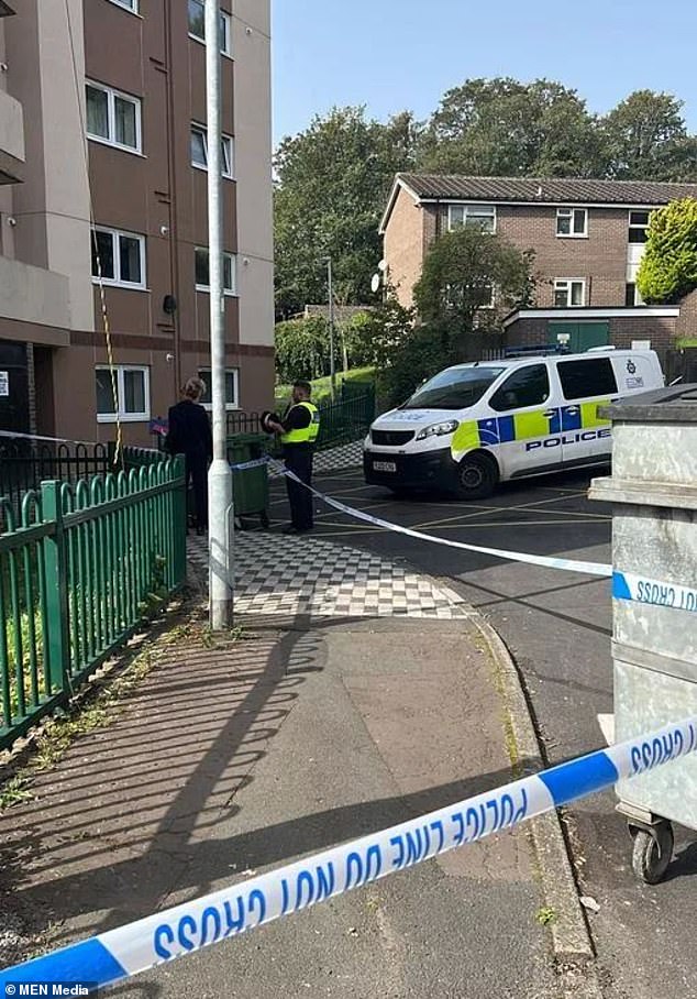 The dog was found outside the flat on a nearby pavement after paramedics alerted West Yorkshire Police (WYP). The animal was seized and remains with the police