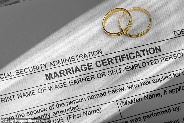 The poll also found that around five percent of men are changing their own names after marriage