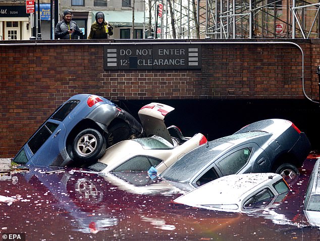 The threat of the storm has reminded some people of 2012's Superstorm Sandy, which left parts of New York underwater and more than 230 dead in its path