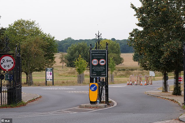 The park was eerily quiet this morning as it reopened following a huge police search overnight