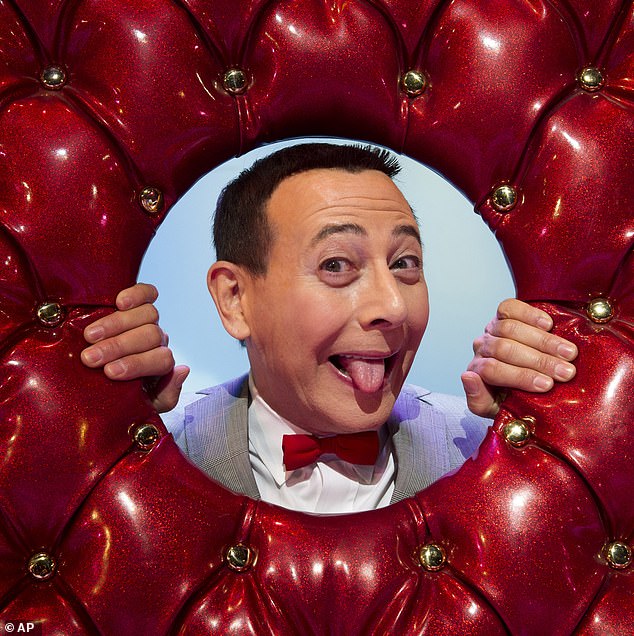 Beloved: Reubens created the beloved Pee-wee Herman with the late Phil Hartman, which led to an HBO special in 1981 and his 1985 movie Pee-wee's Big Adventure; seen in 1988