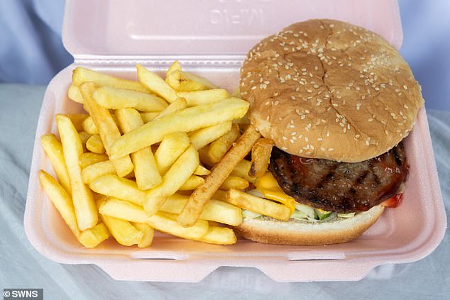 From Sunday, takeaways and restaurants in England could be fined £200 if they hand out single-use plastic cutlery, polystyrene cups and containers - like the one pictured, here