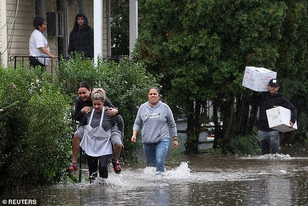 Parts of the city has seen as much as five inches before 11am and subway services are largely suspended, according to Manhattan Borough President Mark Levine.