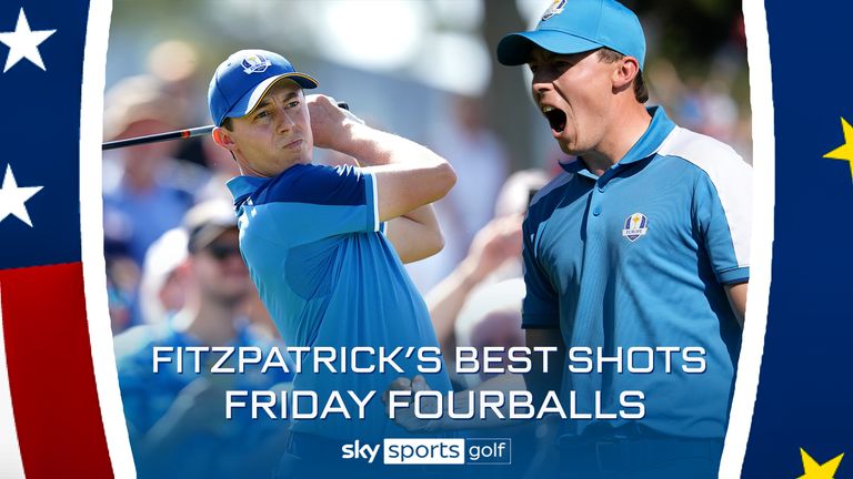 A look at the best of Matt Fitzpatrick in the Friday fourballs, including three consecutive birdies and a brilliant eagle on route to a dominant win with McIlroy