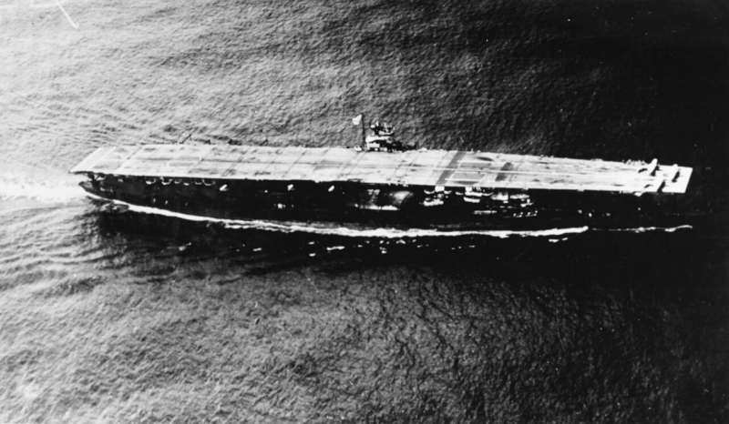 Video provides first clear views of WWII aircraft carriers lost in the pivotal Battle of Midway