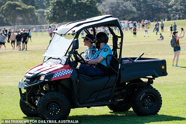 Acting Superintendent Nicole Roache urged attendees to look after their mates and seek medical attention if they are starting to feel unwell