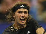 Alexander Zverev stops play to demand fan is removed from the US Open arena over Adolf Hitler slur – before security escort man out in latest New York crowd embarrassment