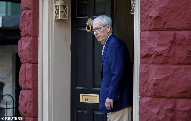 Capitol physician shuts down claims Mitch McConnell, 81, suffered a stroke or has a ‘seizure disorder’ as Republican returns to the Senate for the first time since second ‘freeze’