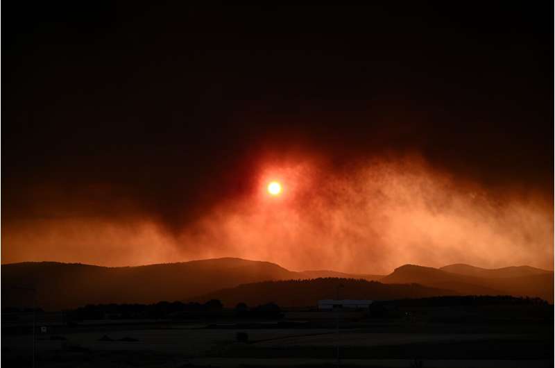 Wildfire smoke is one the most visible signs of air pollution brought on by heat waves