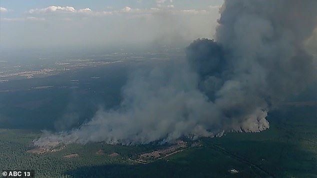 Game Preserve Fire: Texas residents are ordered to evacuate their homes as over 1,000-acre blaze rages through Huntsville, devastating properties and putting lives at risk