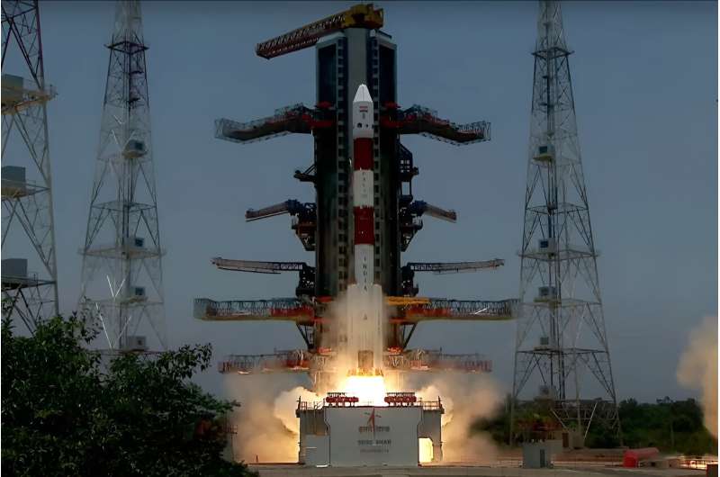 The latest mission in India's ambitious space programme blasted off Saturday