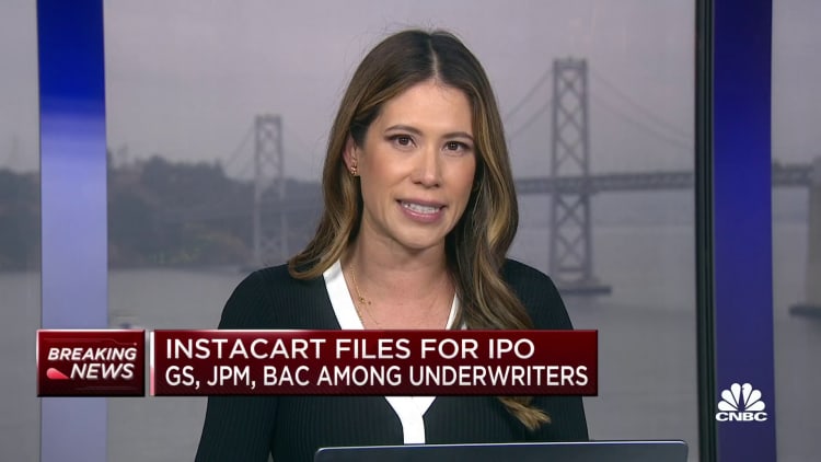 Instacart files for Nasdaq IPO under 'CART'