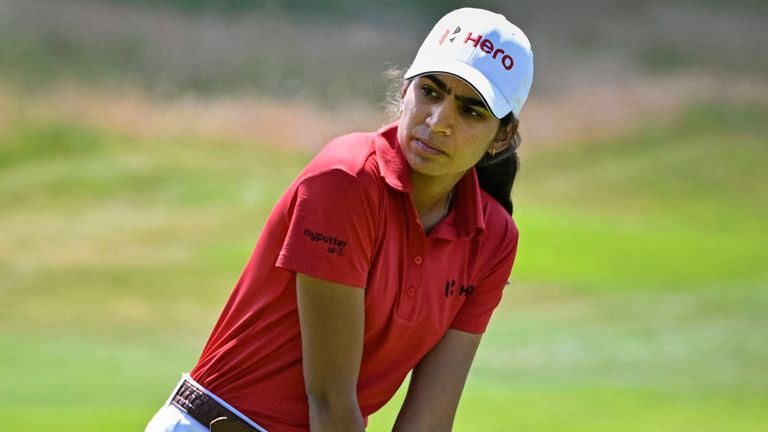 Diksha Dagar leads the Women's Irish Open