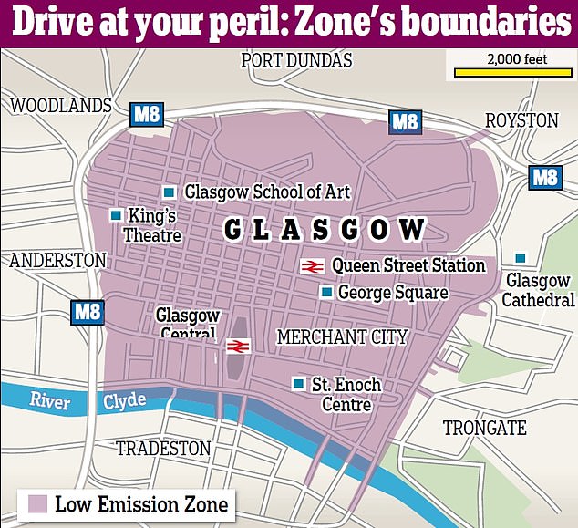 Levels of harmful air pollutant nitrogen dioxide increases since introduction of Scotland’s first low emissions zone