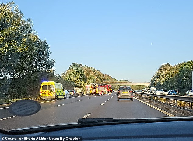 According to the local councillor for Upton By Chester, Sherin Akhtar, the crash involves children from Calday Grange Grammar School and West Kirby Grammar School for girls