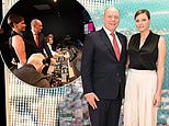 Prince Albert of Monaco and wife Princess Charlene launch city state’s first TV channel amid claims the couple are living apart and only see each other ‘by appointment’