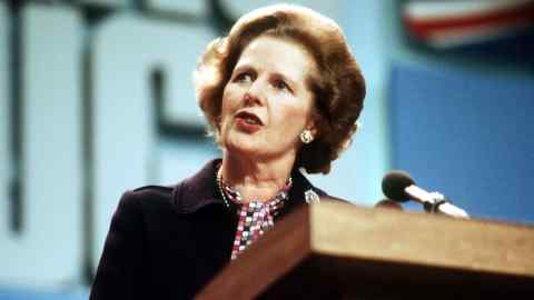 Margaret Thatcher makes her defiant address to the Tory party conference after the IRA bombing in Brighton in 1984