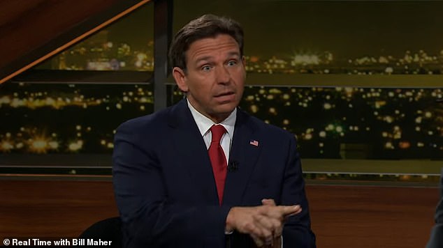 Ron DeSantis tells Bill Maher he CAN beat Donald Trump in 2024 – but HBO host jokes that Florida governor wouldn’t be appearing on his show if his campaign was going well