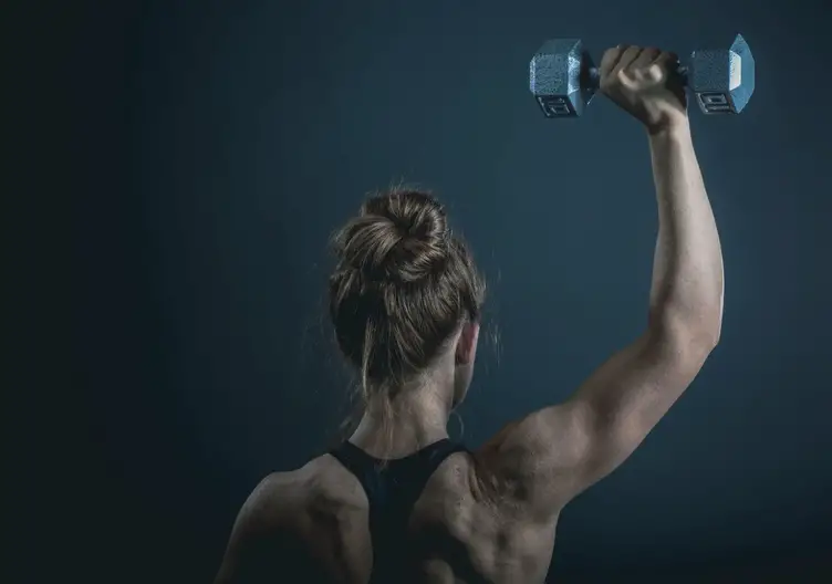 Woman Lifting Weight